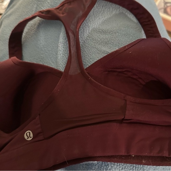 Lululemon Burgundy Sports Bra - Picture 2 of 2